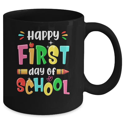 Back To School Teachers Kids Child Happy First Day Of School Mug | teecentury