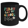 Back To School Vibes Happy First Day Of School For Teachers Mug | teecentury