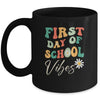 Back To School Vibes Happy First Day Of School For Teachers Mug | teecentury