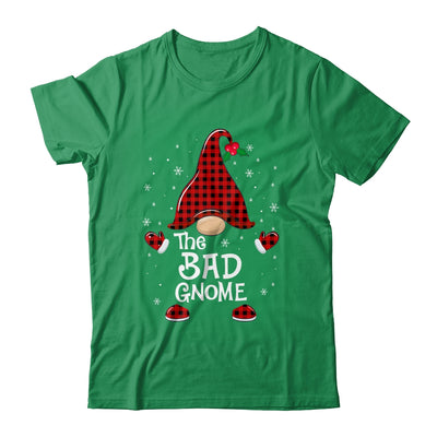 Bad Gnome Buffalo Plaid Matching Christmas Pajama Gift T-Shirt & Sweatshirt | Teecentury.com
