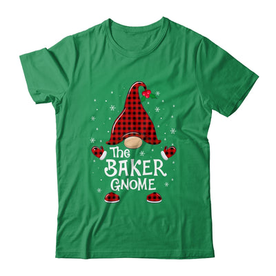 Baker Gnome Buffalo Plaid Matching Christmas Pajama Gift T-Shirt & Sweatshirt | Teecentury.com