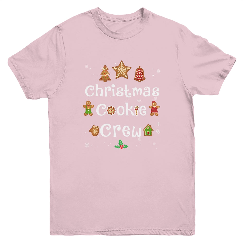 Bakers Christmas Cookie Crew Family Baking Team Holiday Cute Youth Youth Shirt | Teecentury.com