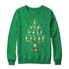 Ballet Dance Xmas Lighting Santa Ballet Dance Christmas Tree T-Shirt & Sweatshirt | Teecentury.com