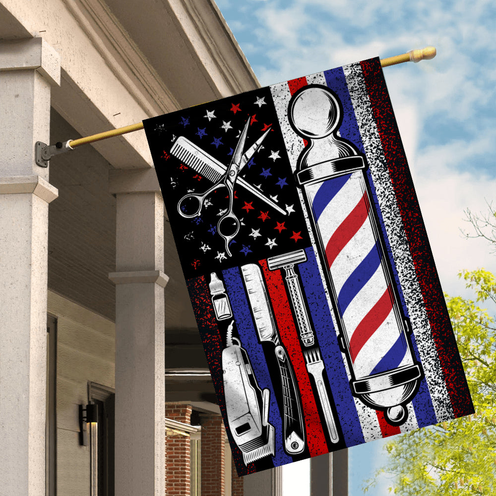 Barber Flag Proud Hairdresser And Hair Stylist Flag | Teecentury.com