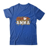 Baseball Amma Leopard Funny Softball Mother's Day T-Shirt & Tank Top | Teecentury.com