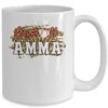 Baseball Amma Leopard Funny Softball Mother's Day Mug Coffee Mug | Teecentury.com