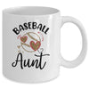 Baseball Aunt Leopard Heart Love Mug Coffee Mug | Teecentury.com