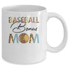Baseball Bonus Mom Baseball Mom Leopard Mothers Day Mug Coffee Mug | Teecentury.com