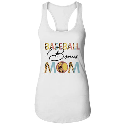 Baseball Bonus Mom Baseball Mom Leopard Mothers Day T-Shirt & Tank Top | Teecentury.com
