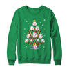 Baseball Christmas Tree Santa Pickleball X Mas Lights Shirt & Sweatshirt | teecentury