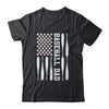 Baseball Dad Vintage USA American Flag Father's Day T-Shirt & Hoodie | Teecentury.com