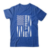 Baseball Dad Vintage USA American Flag Father's Day T-Shirt & Hoodie | Teecentury.com