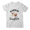 Baseball Daughter Leopard Heart Love T-Shirt & Tank Top | Teecentury.com