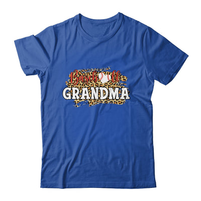 Baseball Grandma Leopard Funny Softball Mother's Day T-Shirt & Tank Top | Teecentury.com