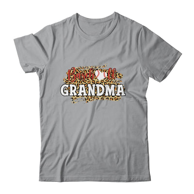 Baseball Grandma Leopard Funny Softball Mother's Day T-Shirt & Tank Top | Teecentury.com