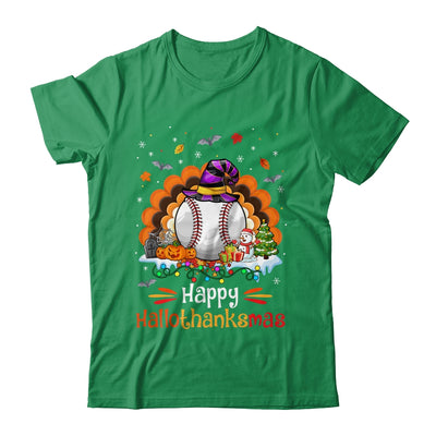 Baseball Halloween Christmas Thanksgiving Hallothanksmas Shirt & Sweatshirt | teecentury