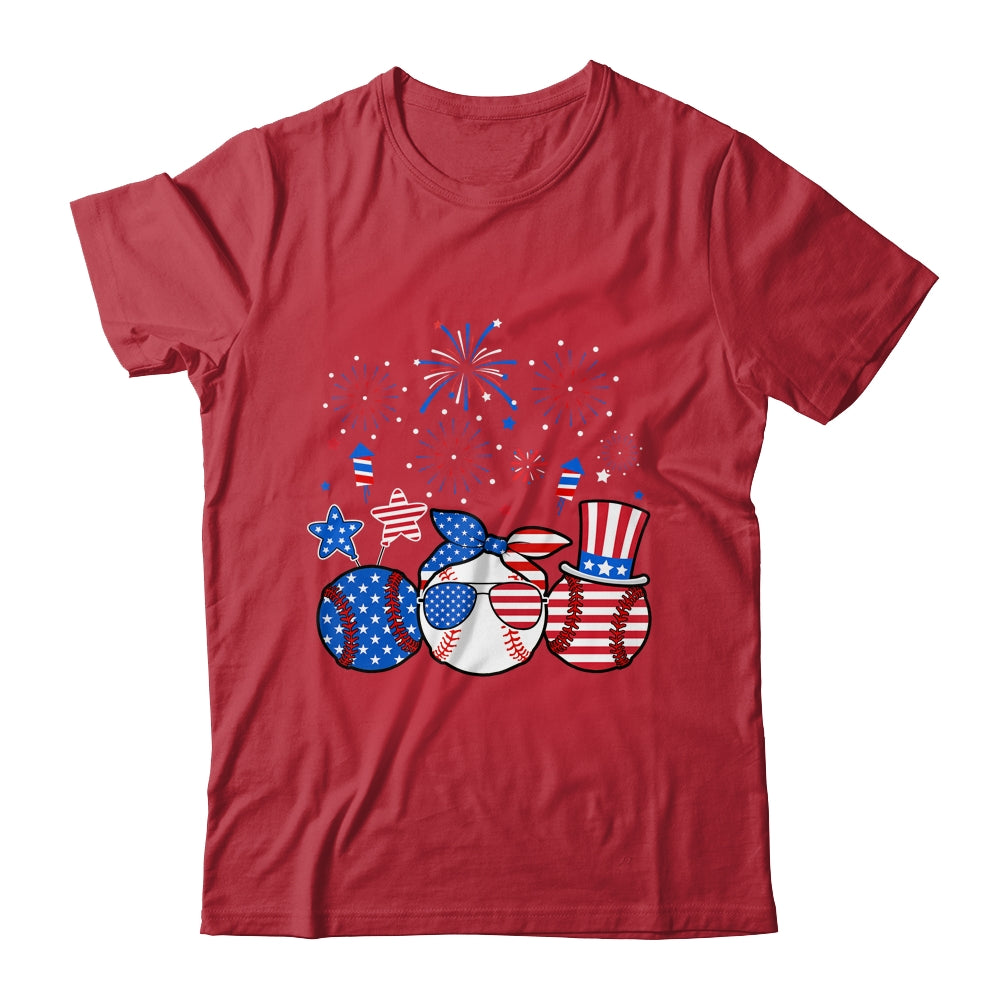 Baseball Lover Patriotic 4th Of July Independence Day Shirt & Tank Top | teecentury