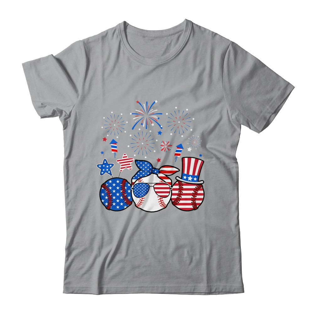 Baseball Lover Patriotic 4th Of July Independence Day Shirt & Tank Top | teecentury