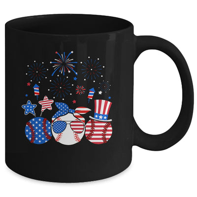Baseball Lover Patriotic 4th Of July Independence Day Mug | teecentury