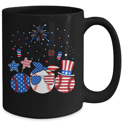 Baseball Lover Patriotic 4th Of July Independence Day Mug | teecentury