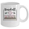 Baseball Mama Baseball Mom Funny Letter Print Mug | teecentury