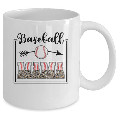 Baseball Mama Baseball Mom Funny Letter Print Mug | teecentury