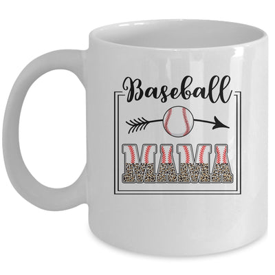 Baseball Mama Baseball Mom Funny Letter Print Mug | teecentury