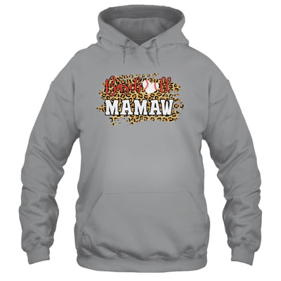 Baseball Mamaw Leopard Funny Softball Mother's Day T-Shirt & Tank Top | Teecentury.com