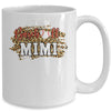 Baseball Mimi Leopard Funny Softball Mother's Day Mug Coffee Mug | Teecentury.com