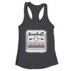 Baseball Mom Baseball Mama Bleached Funny Letter Print Shirt & Tank Top | teecentury