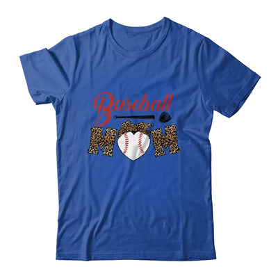 Baseball Mom Leopard Funny Softball Mom Mother's Day T-Shirt & Tank Top | Teecentury.com