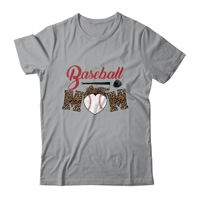 Baseball Mom Leopard Funny Softball Mom Mother's Day T-Shirt & Tank Top | Teecentury.com