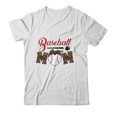 Baseball Mom Leopard Funny Softball Mom Mother's Day T-Shirt & Tank Top | Teecentury.com