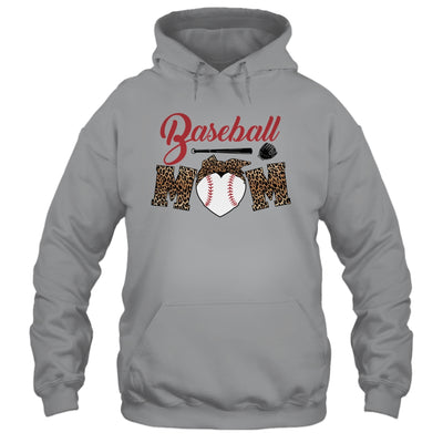 Baseball Mom Leopard Funny Softball Mom Mother's Day T-Shirt & Tank Top | Teecentury.com