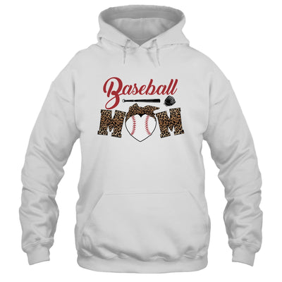 Baseball Mom Leopard Funny Softball Mom Mother's Day T-Shirt & Tank Top | Teecentury.com