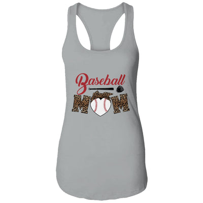 Baseball Mom Leopard Funny Softball Mom Mother's Day T-Shirt & Tank Top | Teecentury.com