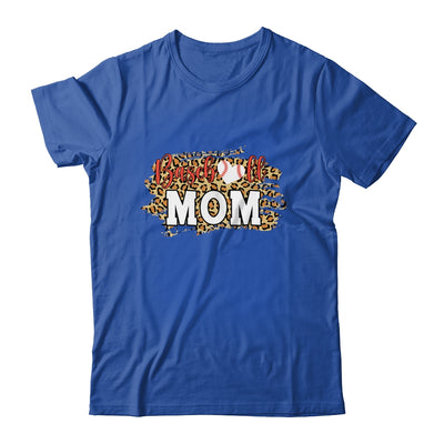 Baseball Mom Leopard Funny Softball Mother's Day T-Shirt & Tank Top | Teecentury.com