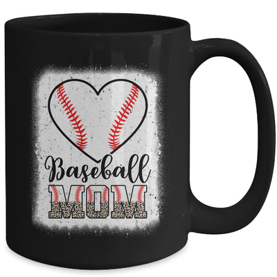 Baseball Mom Leopard Mothers Day Mom Mug | teecentury