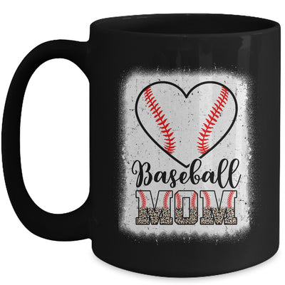 Baseball Mom Leopard Mothers Day Mom Mug | teecentury