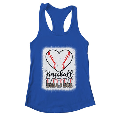 Baseball Mom Leopard Mothers Day Mom Shirt & Tank Top | teecentury