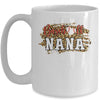 Baseball Nana Leopard Funny Softball Mother's Day Mug Coffee Mug | Teecentury.com