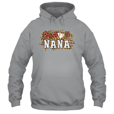 Baseball Nana Leopard Funny Softball Mother's Day T-Shirt & Tank Top | Teecentury.com