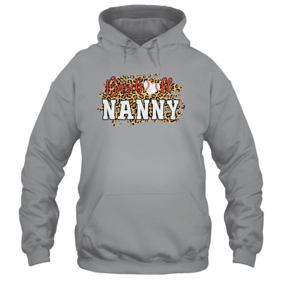 Baseball Nanny Leopard Funny Softball Mother's Day T-Shirt & Tank Top | Teecentury.com