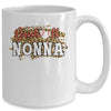 Baseball Nonna Leopard Funny Softball Mother's Day Mug Coffee Mug | Teecentury.com