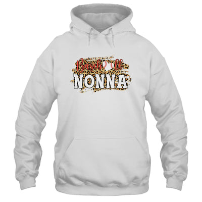 Baseball Nonna Leopard Funny Softball Mother's Day T-Shirt & Tank Top | Teecentury.com