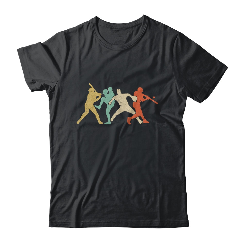 Baseball Retro Vintage Catcher Pitcher Batter T-Shirt & Hoodie | Teecentury.com