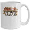 Baseball Yaya Leopard Funny Softball Mother's Day Mug Coffee Mug | Teecentury.com