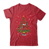 Basketball Christmas Tree Santa Pickleball X Mas Lights Shirt & Sweatshirt | teecentury