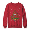 Basketball Christmas Tree Santa Pickleball X Mas Lights Shirt & Sweatshirt | teecentury