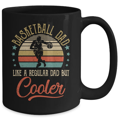 Basketball Dad Like A Regular Dad Cooler Vintage Fathers Day Mug Coffee Mug | Teecentury.com